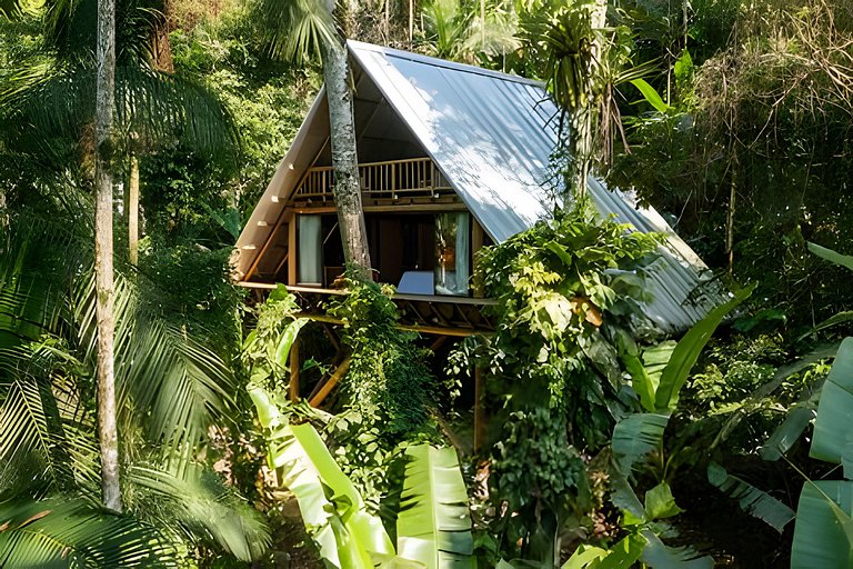Casa Trikona - Imersa na floresta na Aldeia Rizoma
