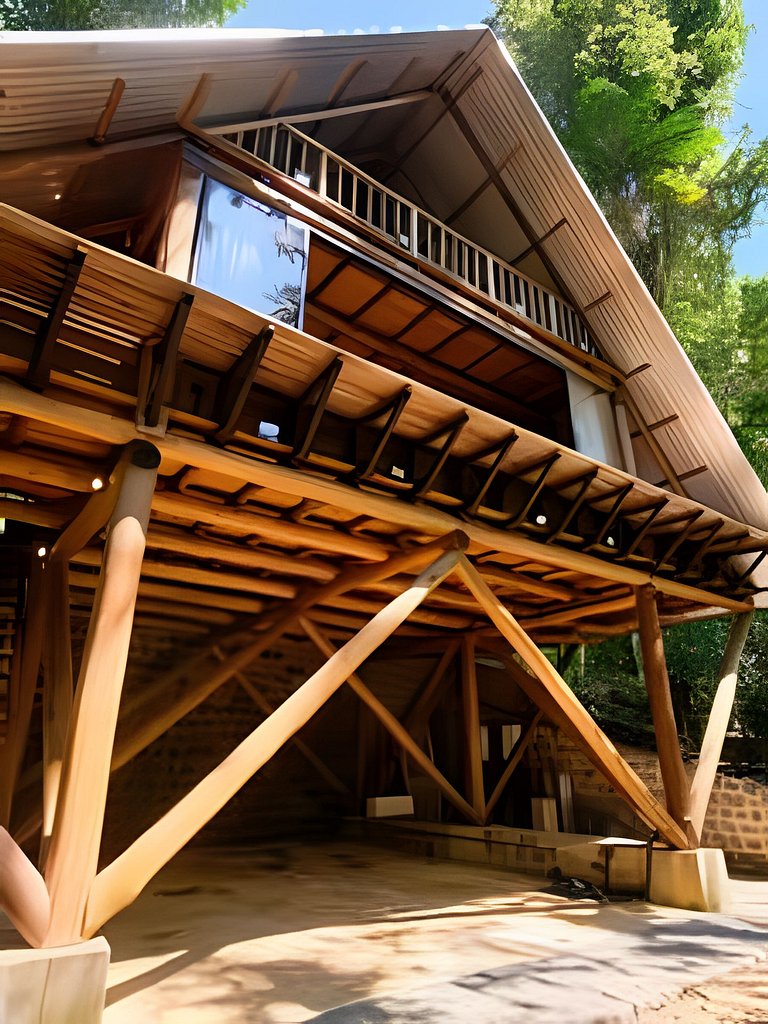 Casa Trikona - Imersa na floresta na Aldeia Rizoma