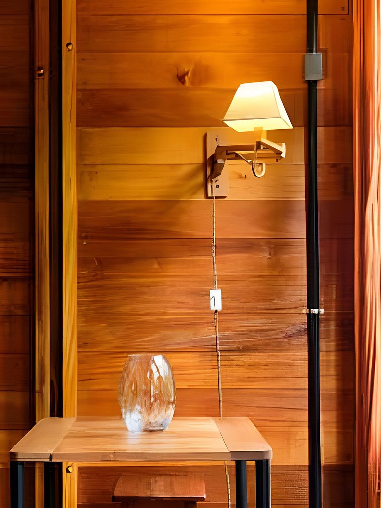 No topo das árvores, próximo à cachoeira