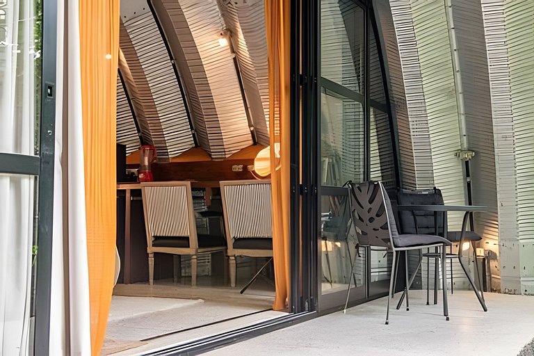 Refúgio aconchegante na Aldeia Rizoma