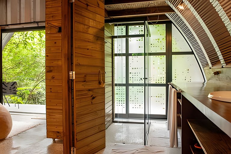 Refúgio aconchegante na Aldeia Rizoma