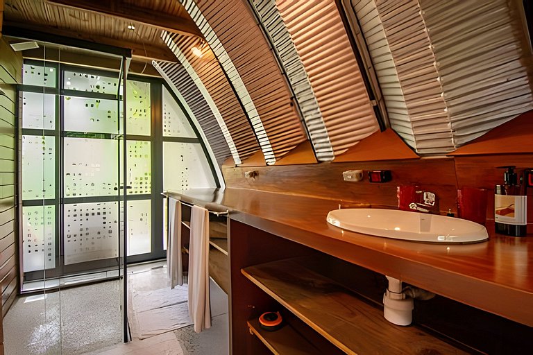 Refúgio aconchegante na Aldeia Rizoma