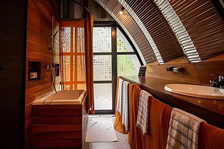 Casa com vista e conforto na Aldeia Rizoma