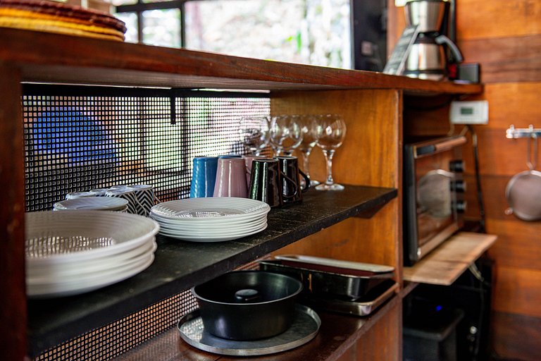 Casa Arca - design com cachoeira na Aldeia Rizoma