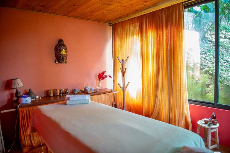 Refúgio aconchegante na Aldeia Rizoma