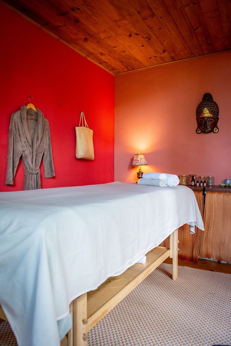 Refúgio aconchegante na Aldeia Rizoma