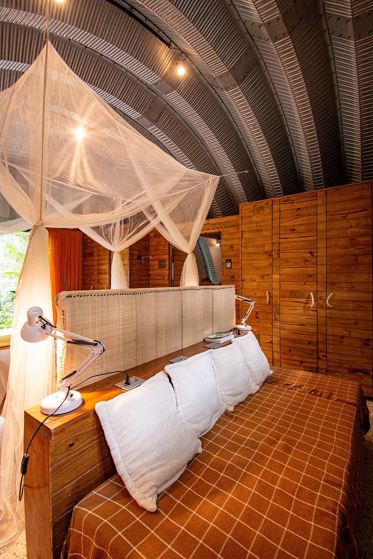 Refúgio aconchegante na Aldeia Rizoma