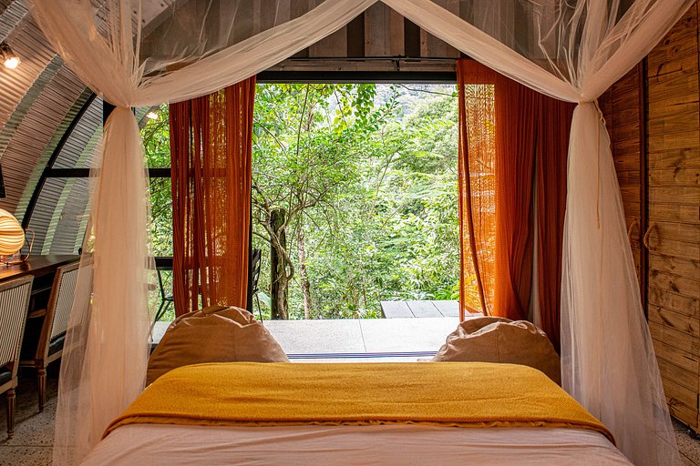 Refúgio aconchegante na Aldeia Rizoma