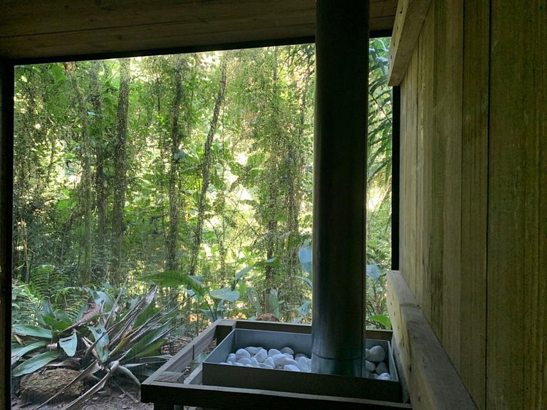 Refúgio aconchegante na Aldeia Rizoma